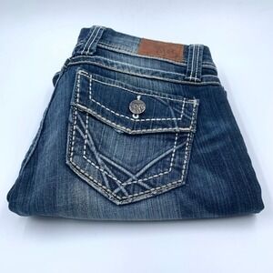BKE Stella Jeans Women's 27 (30/26.5)‎ Stretch Low Rise Cropped Straight BPL1204